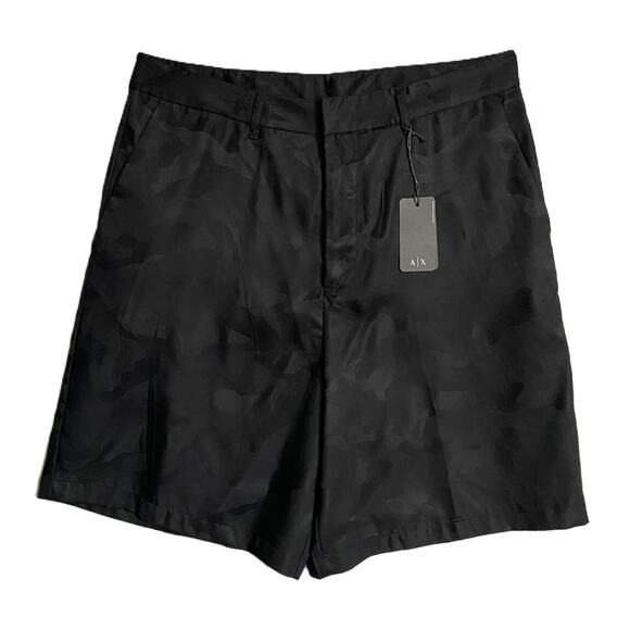 Armani Exchange Other - Armani Exchange Shorts Men's 34W Black Camo Lyocell Shorts 9" Inseam NEW